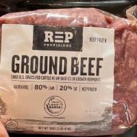 Ground Beef 80/20 · REGENERATIVE GROUND BEEF. GRASS-FED & FINISHED BEEF. Ground Beef is Flash Frozen in 1lb Vacu...