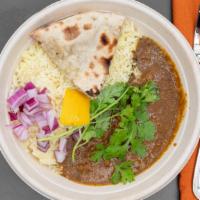 Bowl - Lamb Rogan Josh · Dairy free, gluten free. A traditional north Indian red curry with kashmiri chili peppers an...