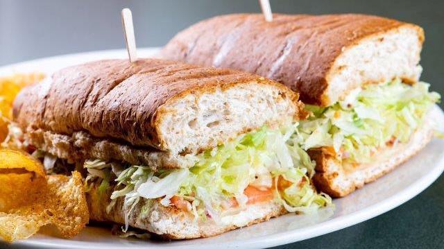 Hoagie · Your choice of meat on a garlic toasted white or wheat hoagie bun. Topped with lettuce, tomato, onions, mayo, and our red wine vinaigrette dressing