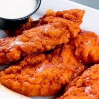 Chicken Wings · Served with celery stick and dressing.  Choose buffalo,  BBQ, cajun dry rub,  Jim Beam,  or ...
