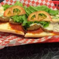 Sicilian Grinder 6” · Sausage, salami, pepperoni, capicola, onion, green peppers, tomato, lettuce, provolone and d...