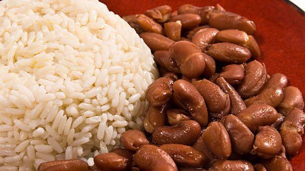 Rice & Beans · Contains pork
