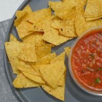 Chips & Salsa · Homemade salsa and tortilla chips.