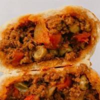 Picadillo · Seasoned Ground Beef, Peas, Carrots, Potatoes, Onions, and Spices. SUGGESTED SAUCE: AVOCADO ...