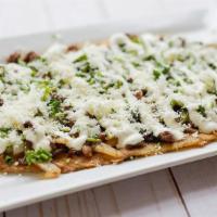 Huaraches · Huaraches are prepared with beans, cheese, sour cream, onions, and cilantro. Please add a no...