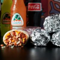 Muy Ricorito Burrito Platter · 2 RicoRitos, 2 ChickaRitos, and 4 Mexican Coca-Colas.