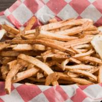 Fries · Seasoned or sweet potato fries.