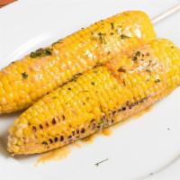 Mexican Street Corn · Chef vu's take of frontera grill's famous elote. Two Com smoked then grilled and topped with...