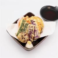 Vegetable Tempura · ベジタブル天ぷら Assorted seasonal vegetables served with tempura sauce