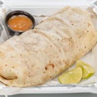 King Burrito · A large flour tortilla filled with your choice of meat, beans, lettuce, tomato, sour cream a...