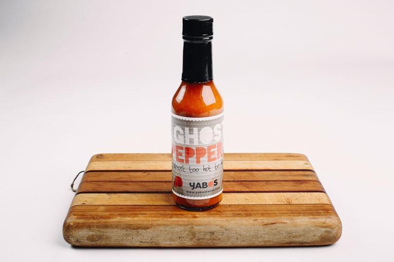 Ghost Pepper Bottle. · Almost too hot to handle.