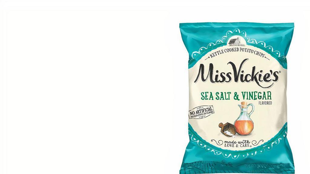 Miss Vickie'S® Salt & Vinegar · Tangy vinegar seasoning with sea salt—this is a farm-inspired take on a classic.