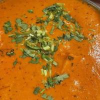 Chicken Tikka Masala · India’s most famous dish! Tandoori chicken cooked in a delightfully spiced creamy tomato and...