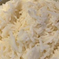 Plain Rice · Steamed basmati rice.