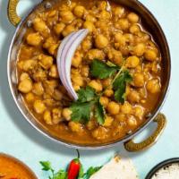I Chole Love You  · Four pieces of deep fried bread made of flour. Comes with aloo chole curry.