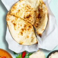 Better With Butter  · Traditional Indian grilled bread made of flour, milk, water, salt and baking powder, topped ...