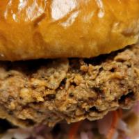 Honey Butter Sandwich · Fried crispy chicken with our homemade breading, pickles, tossed in our house honey butter s...