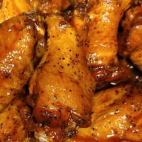 Wings (6) · Southern rubbed wings tossed in your choice of sauce Graystone, buffalo, bbq, honey bbq. Add...