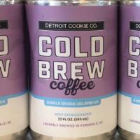 Cold Brew Coffee · Brewed for 48 hours- our Colombian Cold Brew is the perfect pick me up! (12 oz can)