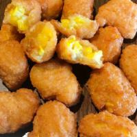 Corn Nuggets · Sweet fried corn nuggets.