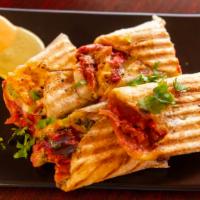 Kathi Roll · Indian flaky bread called paratha.