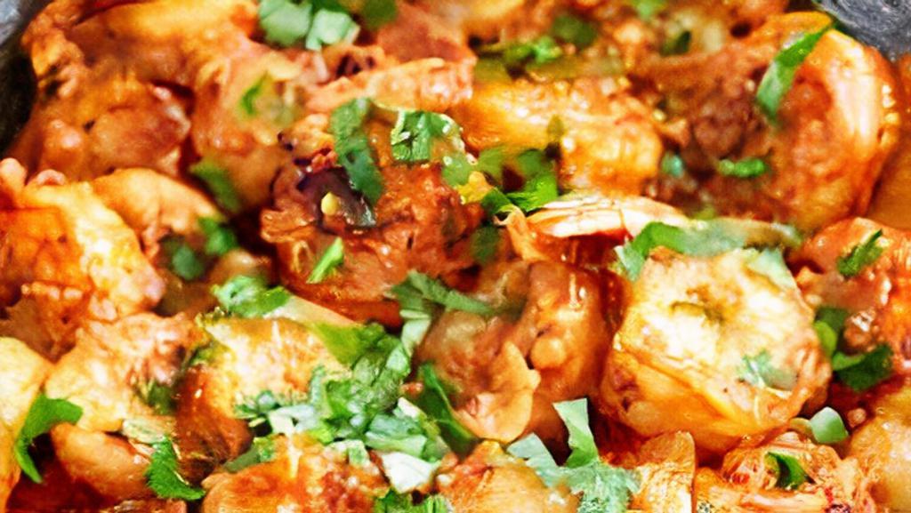 Hunan Shrimp Lunch · Hot and spicy.