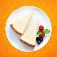 Ny Cheesecake · Classic New York cheese cake with your choice of flavor.