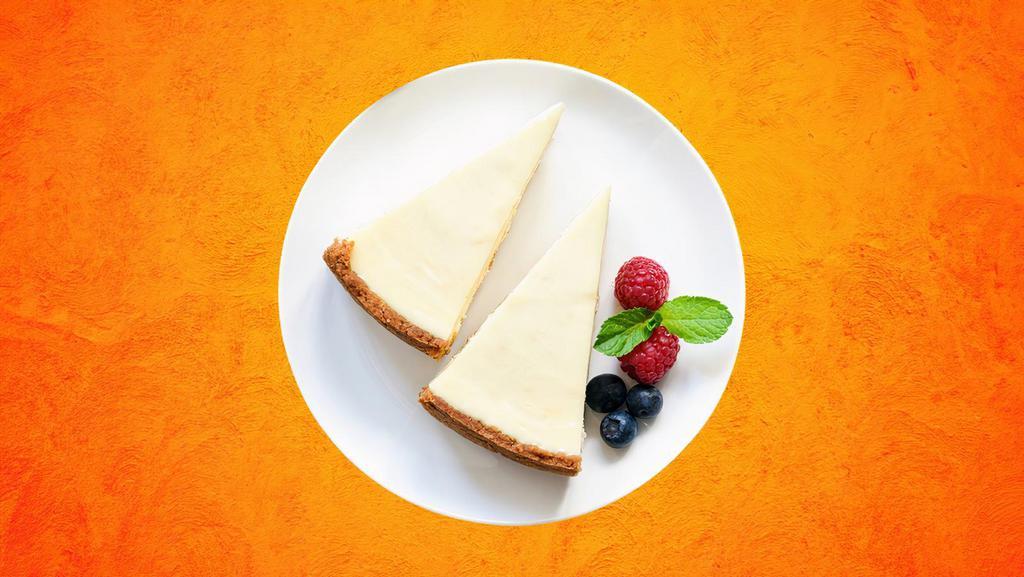Ny Cheesecake · Classic New York cheese cake with your choice of flavor.