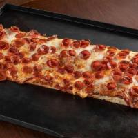 Pepperoni Roman · smoked pepperoni, pizza sauce, mozzarella