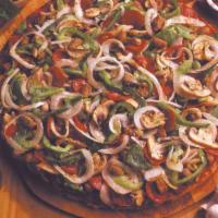 Supreme Pizza · Pepperoni, sausage, mushroom, onion, green pepper.