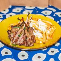 Taverna Lamb Chops · five thin-cut New Zealand grass-fed chops
