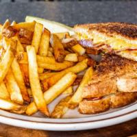 Bacon Grilled Cheese · Lots of bacon and melted cheese on wheat, white or rye. Served with your choice of Homemade ...