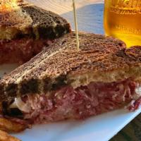 Reuben · Braised corned beef, swiss cheese, sauerkraut, thousand island