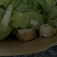 Caesar Salad · Choppe romaine, croutons, parmesan cheese
