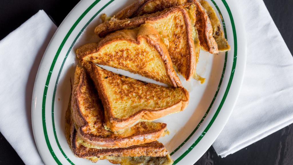 #5. French Toast, Hot Cakes Or Waffle · Your choice! Choose 3 slices of french toast or 6 silver dollar hot cakes, or one Belgian waffle