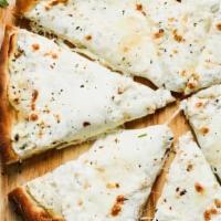 Cheesy Garlic Bread · Half Size Pizza Boat with EVOO, fresh mozzarella, parmesan and garlic. Served with a side of...
