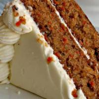 Carrot Cake · Homemade Carrot Cake With Cream Cheese Icing! Contains Raisins and Crushed Pineapples!!