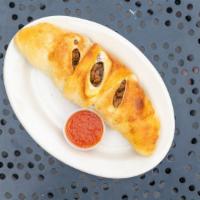 Panzerotti Roll · Double sausage, double pepperoni and double mozzarella.