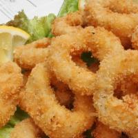 Crispy Calamari · 6 pcs of deep fried calamari ring