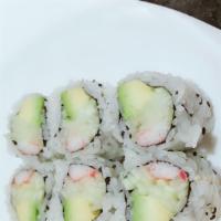 California Roll · Crab meat, avocado and cucumber