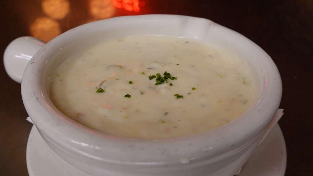 New England Clam Chowder - Bowl · Thick and yummy with clams and potatoes.