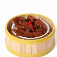 Fong Zao · Steamed chicken feet with black bean sauce.