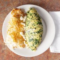 Spinach & Feta Omelette · 