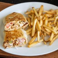 Chicken Wrap · Grilled or crispy chicken, lettuce, tomato and mayo.