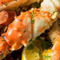 2 Choices & Lobster · Served with garlic sauce (miled or spicy).
