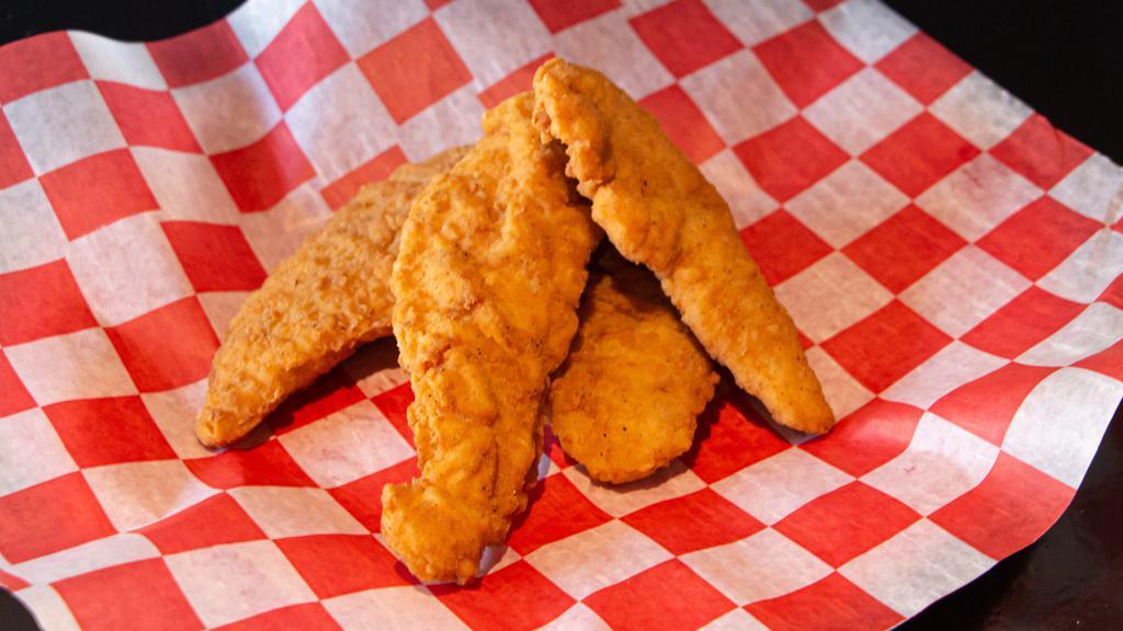 Chicken Tenders · Served w/ Dipping sauce. 4 per order.