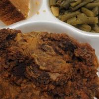 Fried Pork Chop · Served with two sides