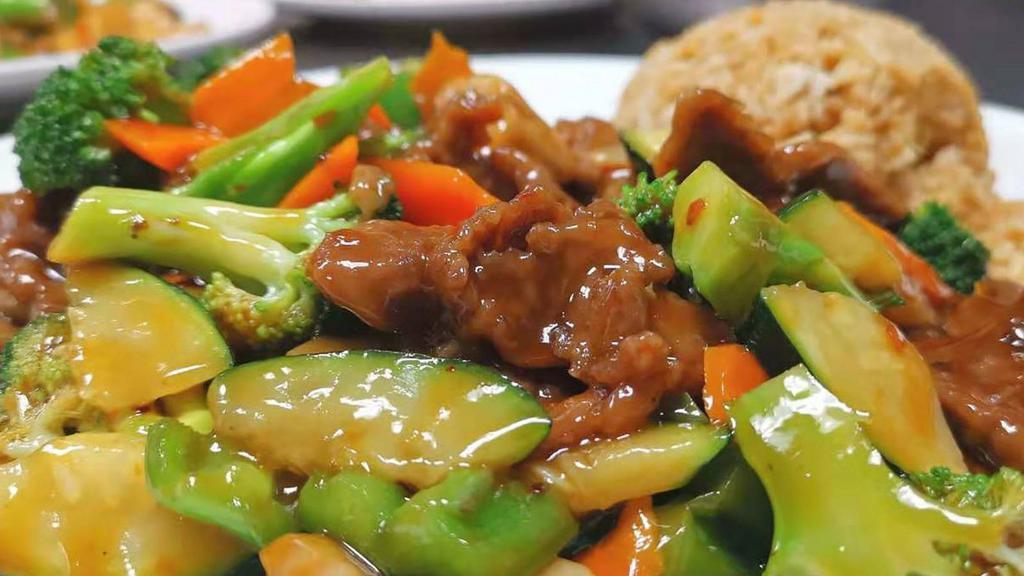 Roast Pork With Chinese Vegetable · 
