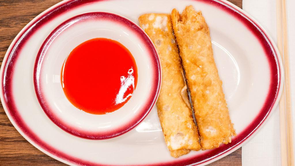 Egg Roll · traditional egg roll deep fried to perfection come with a side of sweet in sour sauce.