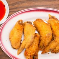 Chicken Wings · Deep fried 8 pcs wings